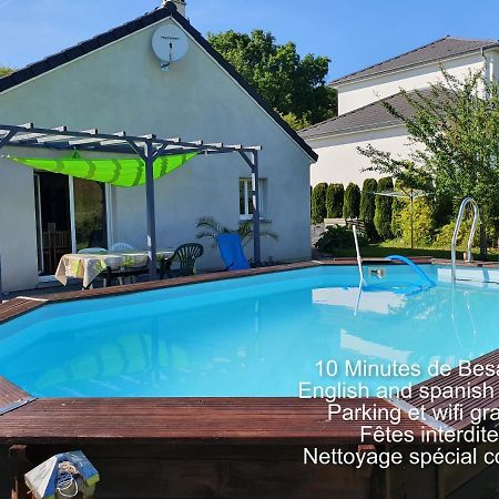 2 Vraies Chambres Privees Au Calme Dans Villa De Campagne Plain-Pied 105M2 Avec Piscine A Montfaucon Montfaucon  Dış mekan fotoğraf